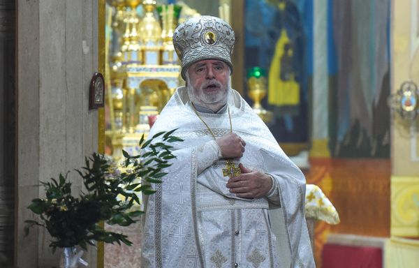 Рождественское богослужение в Кафедральном соборе Жен Мироносиц в Баку - Sputnik Азербайджан