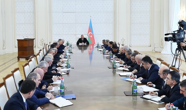 Заседание Кабинета Министров, посвященное итогам социально-экономического развития в 2017 году и предстоящим задачам - Sputnik Азербайджан