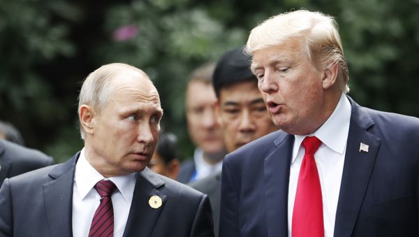 Владимир Путин и Дональд Трамп, фото из архива - Sputnik Азербайджан