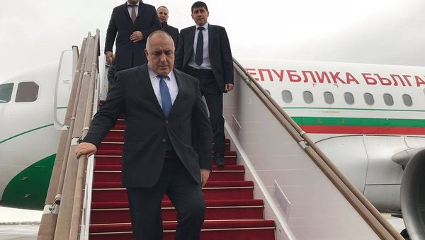 Премьер-министр Болгарии Бойко Борисов прибыл с двухдневным рабочим визитом в Баку. - Sputnik Азербайджан