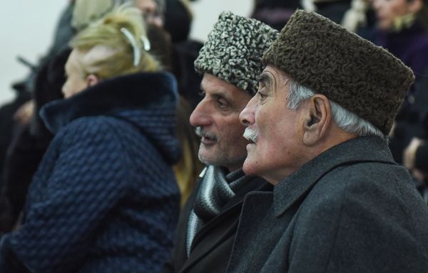 Церемония прощания с народным артистом Азербайджана Беюкагой Мамедовым - Sputnik Азербайджан