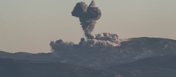 Результаты авиаударов турецких ВВС по позициям курдских боевиков в Сирии, 20 января 2018 года - Sputnik Азербайджан