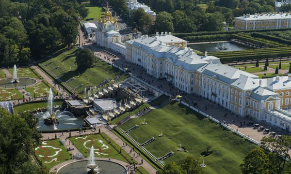 Петергоф, дворцово-парковый ансамбль - Sputnik Азербайджан