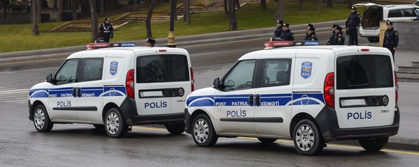 Автомобили патрульно-постовой службы в Баку, архивное фото - Sputnik Азербайджан