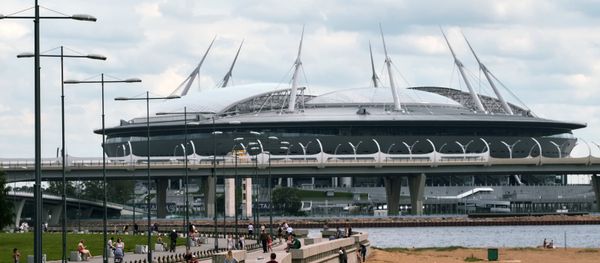Стадион Санкт-Петербург Арена, на Крестовском острове в Санкт-Петербурге - Sputnik Азербайджан