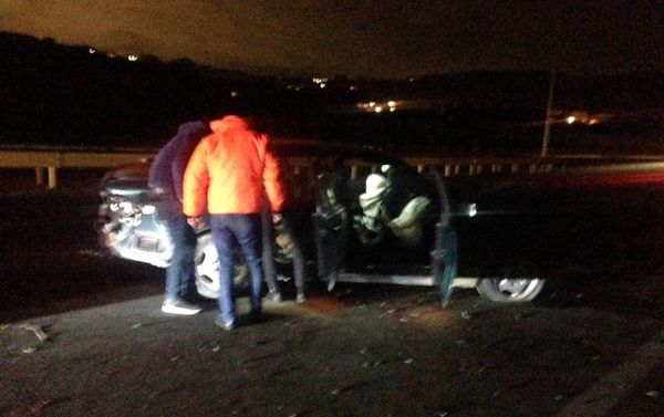 Цепная авария на Шиховском участке дороги Баку-Сальян - Sputnik Азербайджан