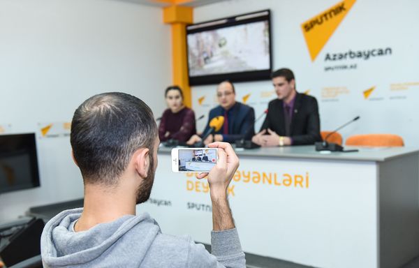 Пресс-конференция посвященная Дню молодежи Азербайджана - Sputnik Азербайджан