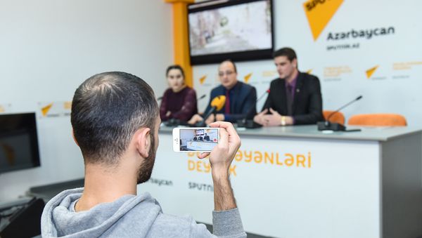 Пресс-конференция посвященная Дню молодежи Азербайджана - Sputnik Азербайджан