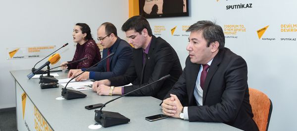 Пресс-конференция посвященная Дню молодежи Азербайджана - Sputnik Азербайджан