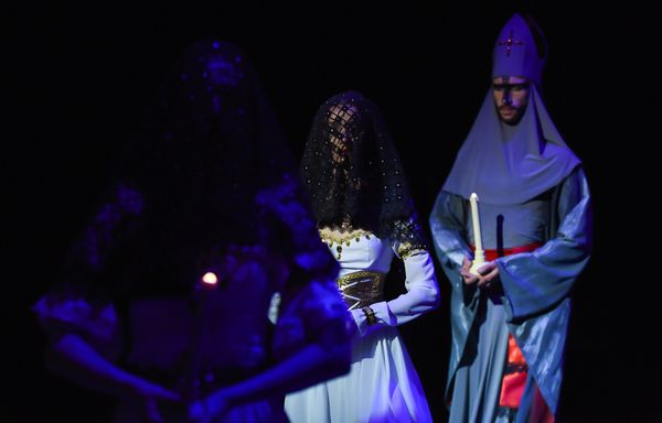 Репетиция балета Гойя на сцене Азербайджанского государственного академического театра оперы и балета - Sputnik Азербайджан