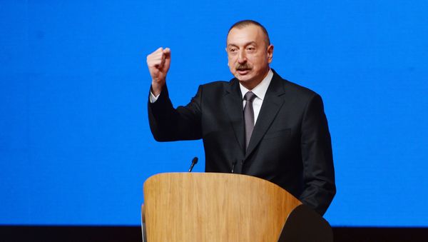 Выступление президента Ильхама Алиева на VI съезде Партии Ени Азербайджан - Sputnik Азербайджан