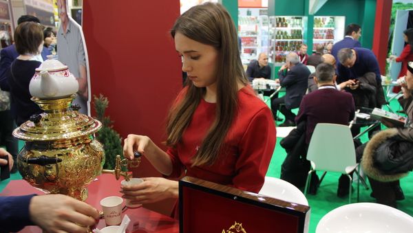 Азербайджанские продукты на международной выставке Продэкспо-2018 - Sputnik Азербайджан