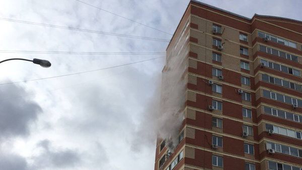 Пожар в Оренбурге - Sputnik Азербайджан