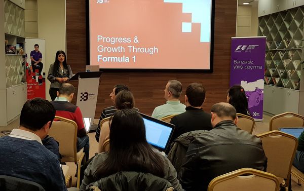 Пресс-конференция операционной компании Baku City Circuit, посвященная проведению Formula-1 в Азербайджане - Sputnik Азербайджан