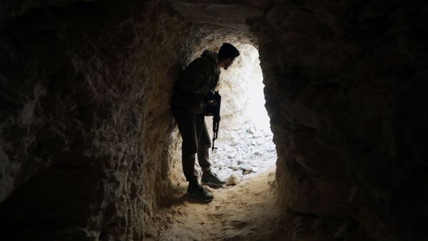Солдат свободной сирийской армии в Восточном Африне, Сирия, 13 февраля 2018 года - Sputnik Азербайджан