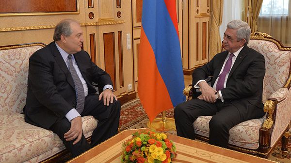 Серж Саргсян и Армен Саркисян - Sputnik Азербайджан