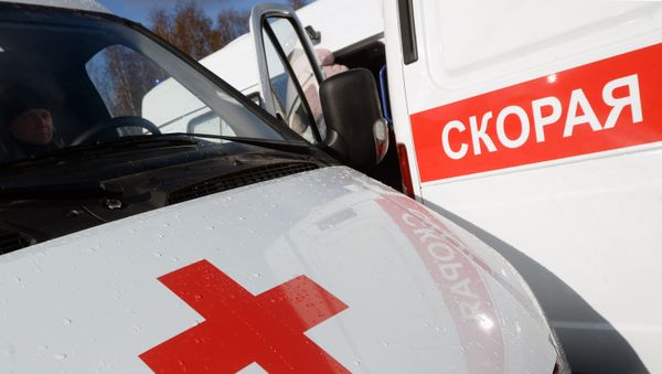 Автомобили скорой помощи в России, фото из архива - Sputnik Азербайджан