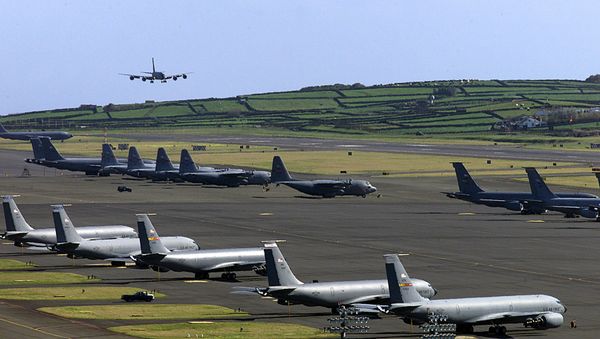 Американская база ВВС Лажеш на Азорских островах, фото 2003 года - Sputnik Азербайджан