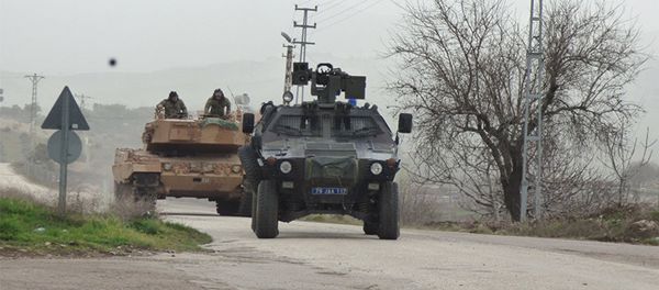 Турецкая военная техника, используемая в операции в Африне, фото из архива - Sputnik Азербайджан