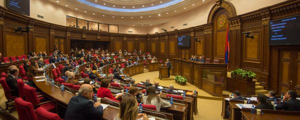 Зал заседаний парламента Армении, фото из архива - Sputnik Азербайджан