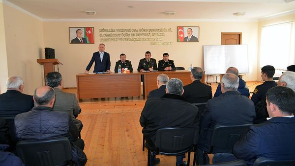 Пропаганда военного патриотизма и национально-духовного сознания среди школьников - Sputnik Азербайджан