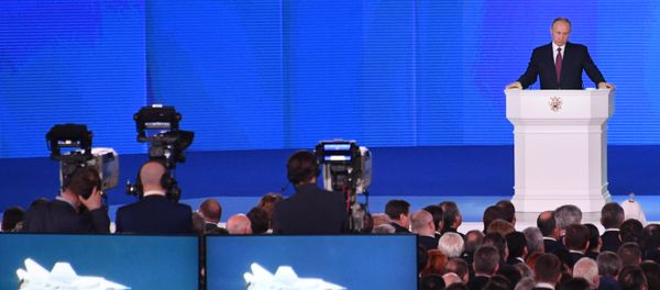 Ежегодное послание президента РФ В. Путина Федеральному Собранию - Sputnik Азербайджан