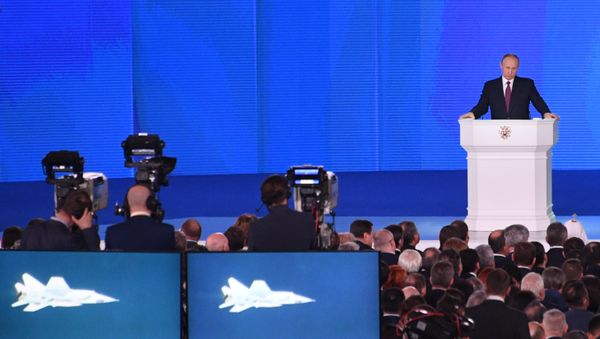 Ежегодное послание президента РФ В. Путина Федеральному Собранию - Sputnik Азербайджан