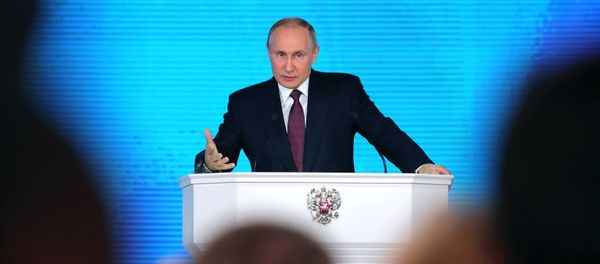 Ежегодное послание президента РФ В. Путина Федеральному Собранию - Sputnik Азербайджан