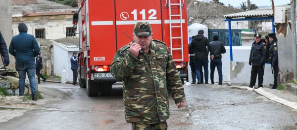 Тушение пожара, фото из архива - Sputnik Азербайджан