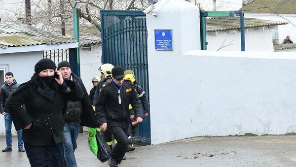 Пожар в Республиканском наркологическом диспансере в Баку - Sputnik Азербайджан