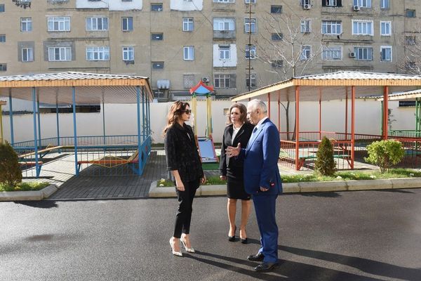 В Mардякане состоялось открытие после капитального ремонта здания яслей-детского сада Инджи - Sputnik Азербайджан