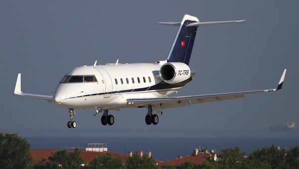 Самолет, принадлежащий компании Basaran Holding - Sputnik Азербайджан