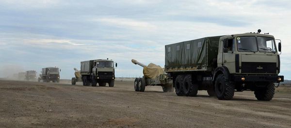 В ходе широкомасштабных учений проводится передислокация войск - Sputnik Азербайджан