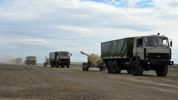 В ходе широкомасштабных учений проводится передислокация войск - Sputnik Азербайджан