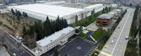 Промышленный объект на территории Сумгайытского технологического парка - Sputnik Азербайджан