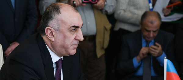 Министр иностранных дел Азербайджана Эльмар Мамедъяров - Sputnik Азербайджан