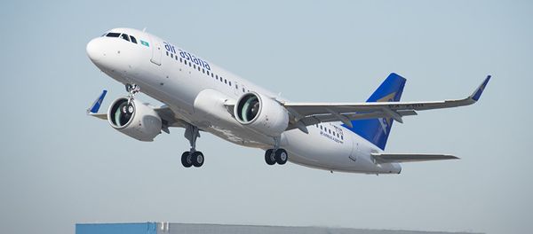 Самолет авиакомпании Air Astana, фото из архива - Sputnik Азербайджан