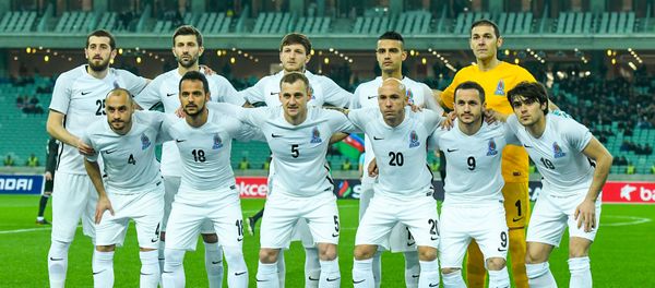 Товарищеский матч по футболу между сборными Азербайджана и Беларуси - Sputnik Азербайджан