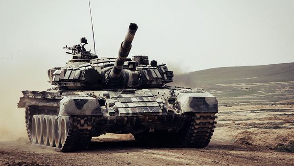 Танковые соревнования ВС Азербайджана, фото из архива - Sputnik Азербайджан