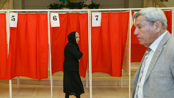 Nəsimi rayon 13 saylı seçki məntəqəsi - Sputnik Азербайджан
