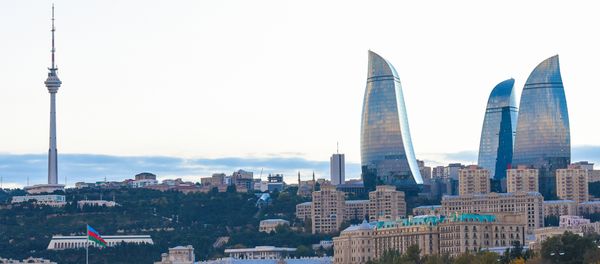 Вид на комплекс Flame Towers в Баку - Sputnik Азербайджан