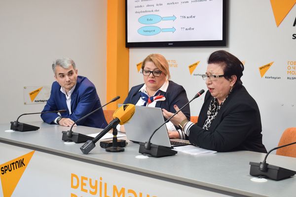 Мероприятие в мультимедийном пресс-центре Sputnik Азербайджан, посвященное Всемирному дню гемофилии - Sputnik Азербайджан