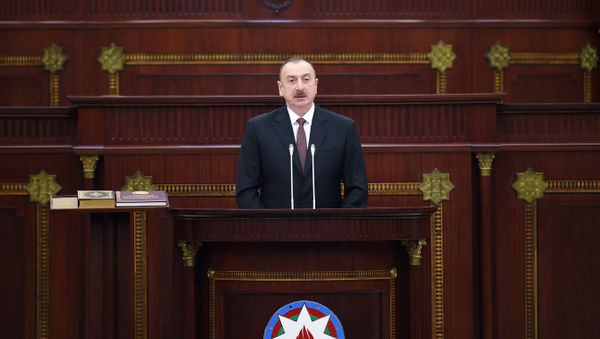 Президент Азербайджана Ильхам Алиев - Sputnik Азербайджан