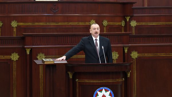 Президент Азербайджана Ильхам Алиев - Sputnik Азербайджан