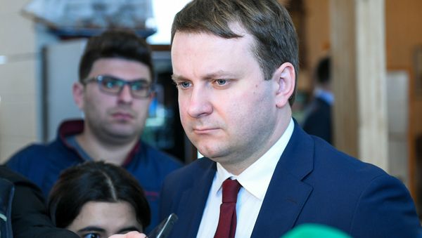 Министр экономического развития РФ Максим Орешкин. Баку, 23 апреля 2018 года - Sputnik Азербайджан