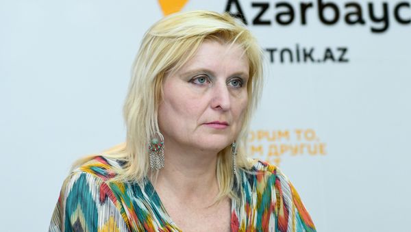 Археолог, реставратор, историк из Харьковского национального университета имени В. Н. Каразина Татьяна Крупа - Sputnik Азербайджан