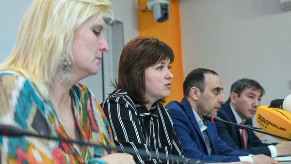 Пресс-конференция недавно созданной Рабочей группы по изучению и популяризации архитектурного, культурного, духовного, этнографического и исторического наследия Азербайджана - Sputnik Азербайджан
