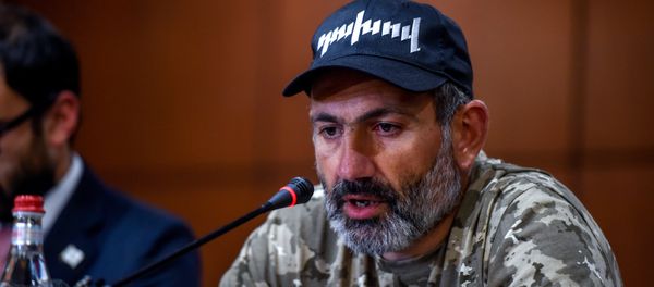 Пресс-конференция Никола Пашиняна (24 апреля 2018). Гостиница Marriott Armenia, Ереван - Sputnik Азербайджан