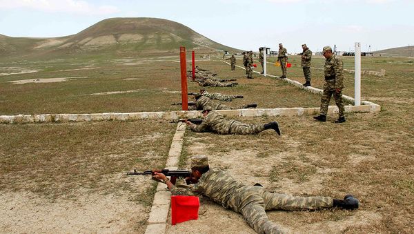 Первенство по военному пятиборью среди военнослужащих - Sputnik Азербайджан