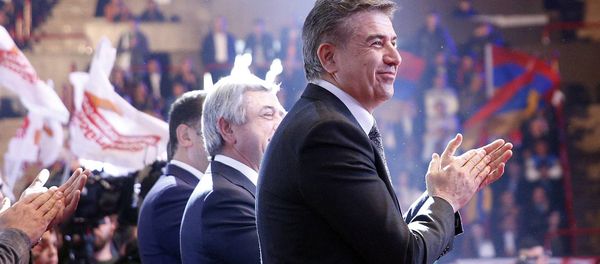 Заключительное предвыборное мероприятие РПА (31 марта 2017). Ереван, Армения - Sputnik Азербайджан